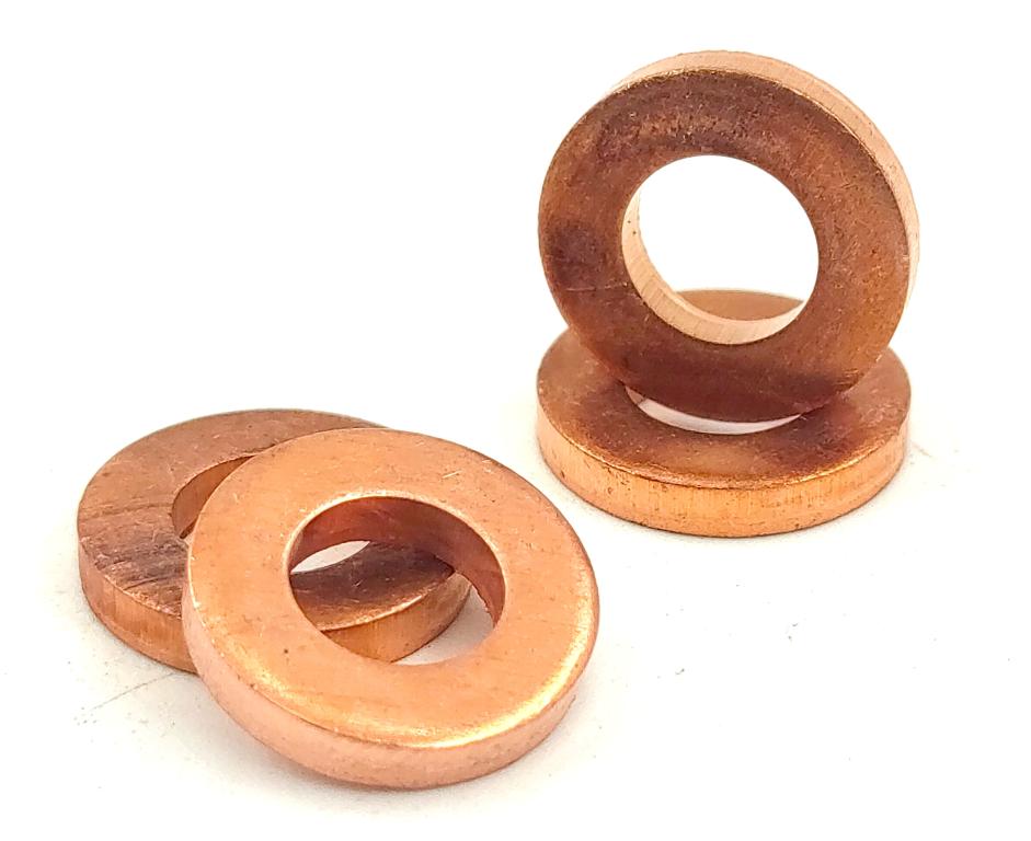 ARRUELA LISA 7MM BRONZE P/CABECOTE TUBO OLEO BIZ/CB300/XRE/TWISTER/TORNADO - 13528 EMBUS
