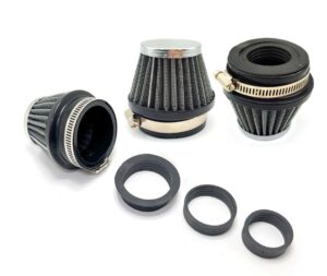 FILTRO AR ESPORTIVO CONICO (C/4 ADAPTADORES SAIDA) TITAN/FAZER/FACTOR PRETO - 13847 EMBUS