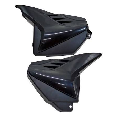 TAMPA LATERAL FAN 125 PRETO INJETADO 09/13 - 222806 MELC