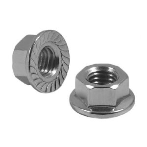 PORCA 6MM SEXTAVADA C/FLANGE - DIVERSOS