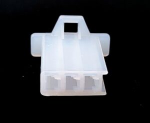 CONECTOR NYLON (3 VIAS) MACHO SOQUETE FAROL / LANTERNA - 5219 EMBUS