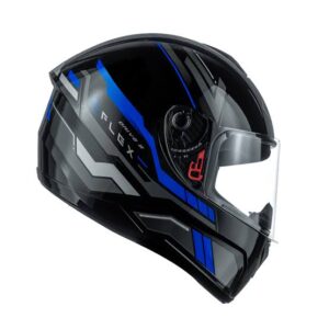 CAPACETE DRIVE 2 HG FLEX PTO/AZ 60 - FLY