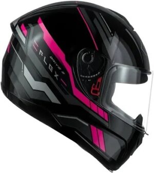 CAPACETE DRIVE 2 HG FLEX PTO/PINK 56 - FLY