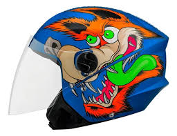 CAPACETE NEW LIBERTY 3 COYOTE AZUL FOSCO 60 - TORK