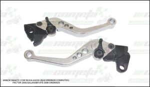 MANETE FACTOR/LANDER PAR (DISCO) C/REGULAGEM CROMADA - 6906CR COMETA
