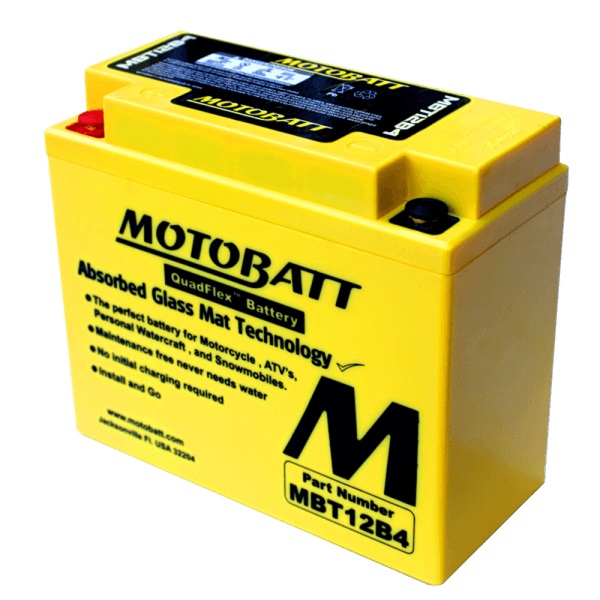 BATERIA AGM - MBT12B4 11.0 AH - MOTOBATT