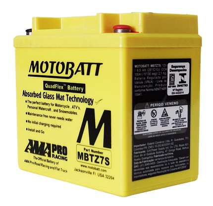 BATERIA AGM - MBTZ7S 06.5 AH - MOTOBATT