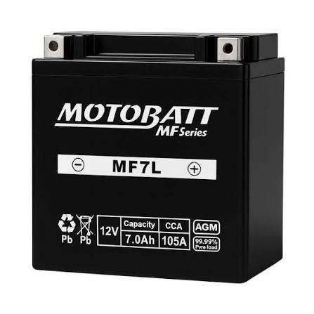 BATERIA AGM - MF7L 07.0 AH - MOTOBATT