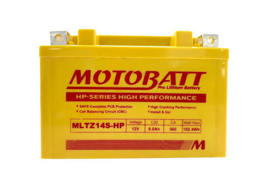 BATERIA LITHIUM - MLTZ14SHP 08.0 AH - MOTOBATT