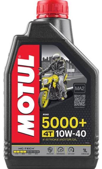 OLEO MOTO 4T 10W40 SEMI SINTETICO 5000+ MOTUL