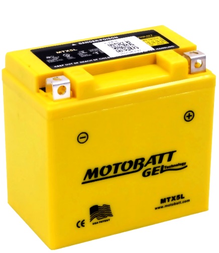 BATERIA GEL - MTX5L 05.0 AH - MOTOBATT