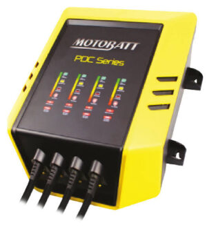 CARREGADOR BATERIA BIVOLT 4 SAIDAS PDC4X2A MOTOBATT
